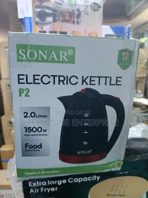 2.0 Litresx Sonar Plastic Kettle Stainless Steel Body