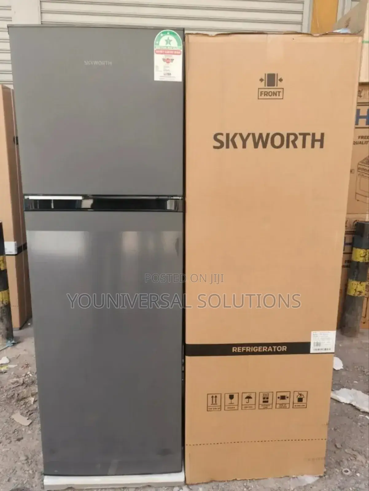 Skyworth 280 Litres Double Door No Frost Refrigerator