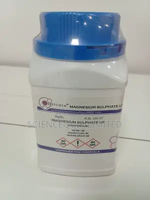 Magnesium Sulphate Anhydrous 500g Lr Griffchem