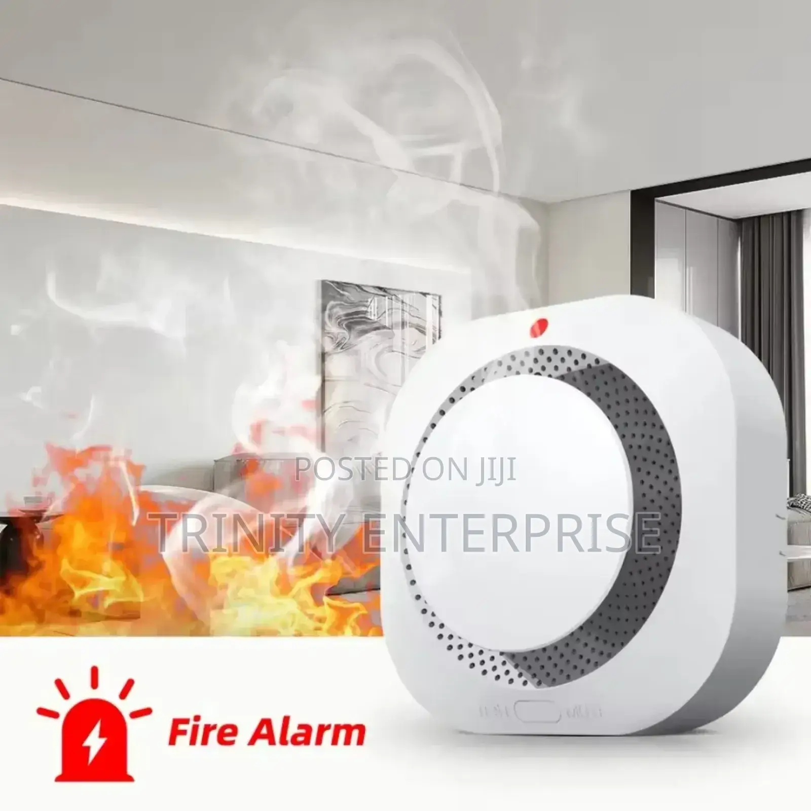Tuya Wifi Smoke Detector Alarm Sensor Home Security Fire