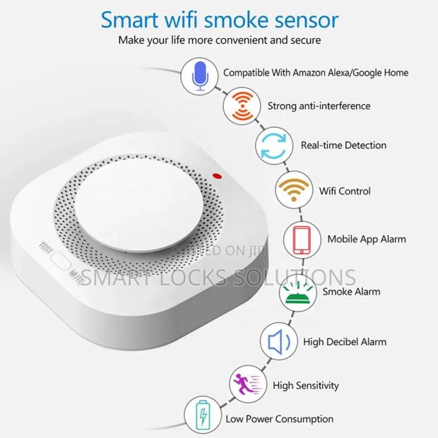 Tuya Smart Life Wifi Smoke Detector Alarm Sensor - main view