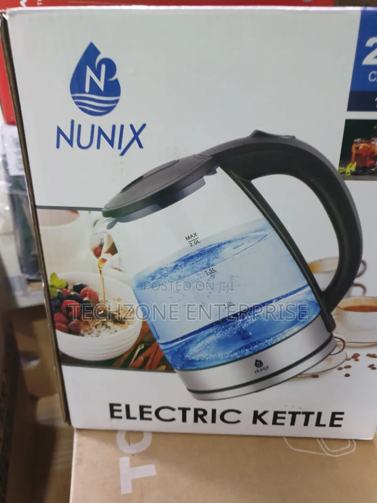 Nunix 1029 2l Electric Kettle With Overheating Protection 