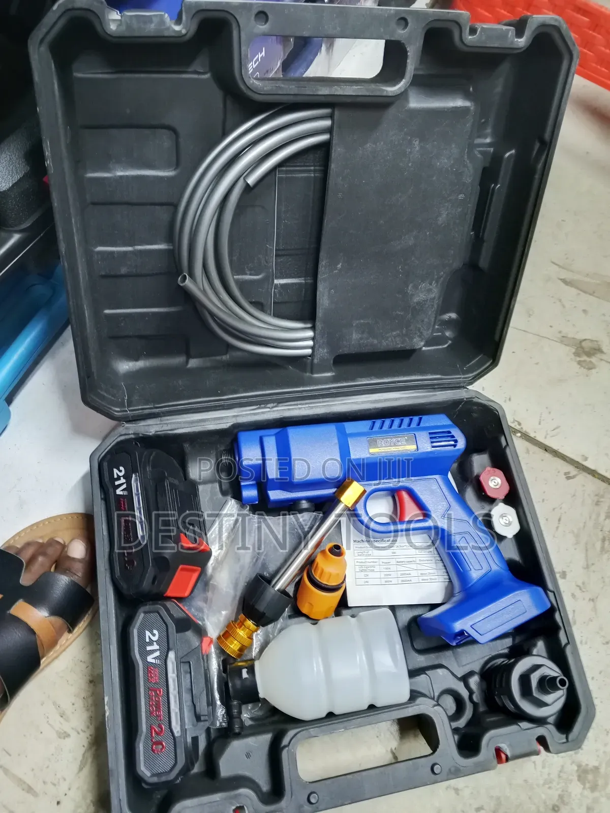Car Wash Machine/Cordless Carwash Royce