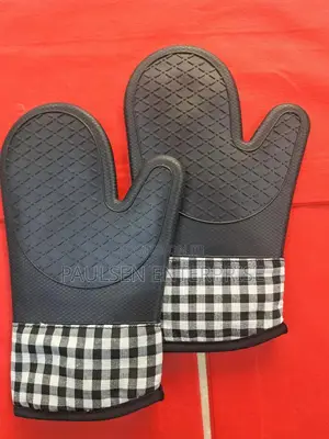 Black Silicon Oven Glove(Pair)