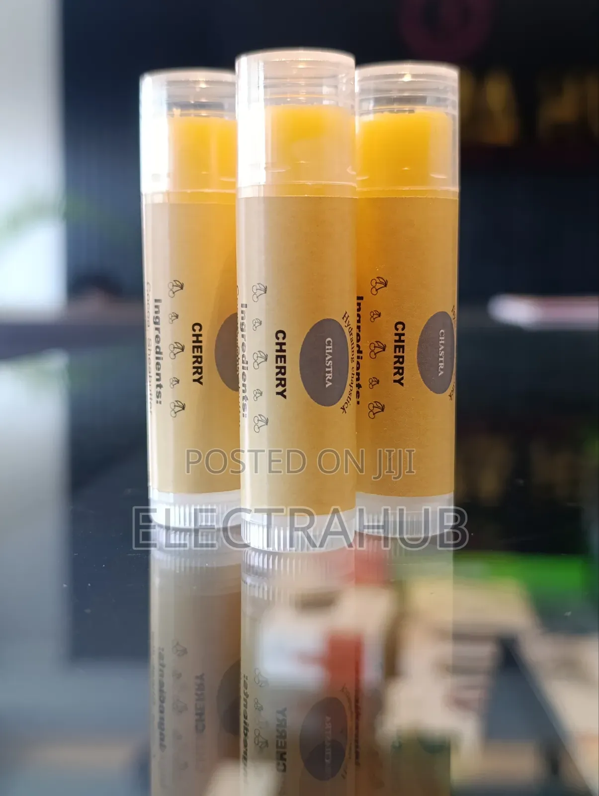 Chastra Cherry Lip Balm It's All Glossy Brand New