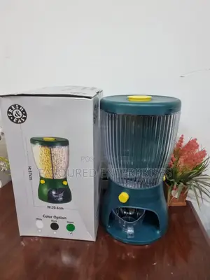 Rotating 3 Partition Cereal Dispenser