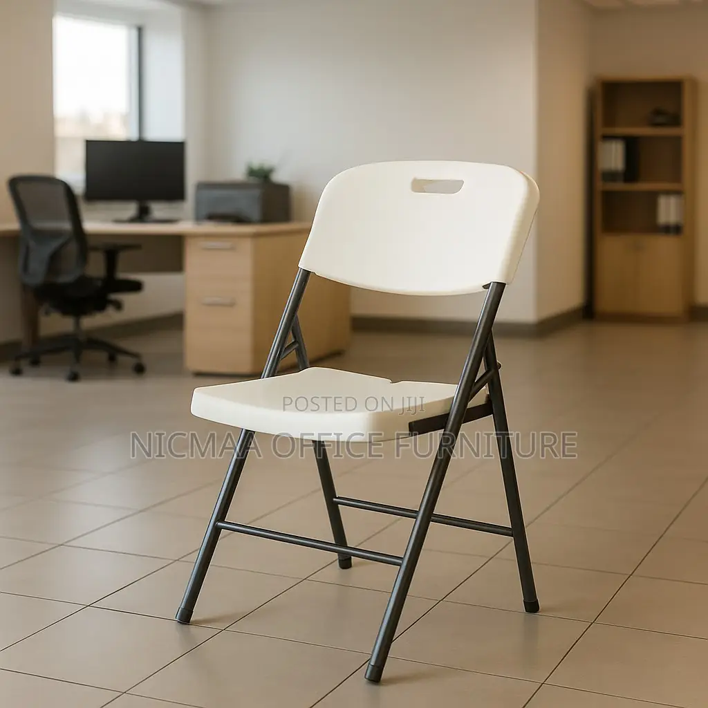 Office Seat: Folding With Durable Space-Saving Seat