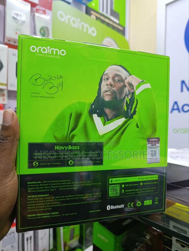 Oraimo Boompop Lite Headphones - thumbnail 2