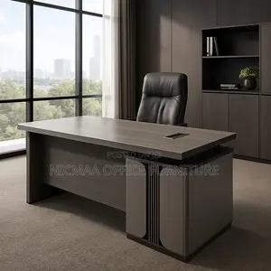 Office Desk: Advanced With Drawers and Cabinet Desk