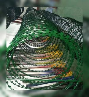 Perimeter Securing PVC Razor Wirw - main view