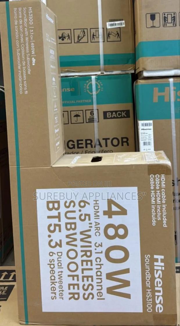 *Hisense Soundbar Sh31000 480watts - main view