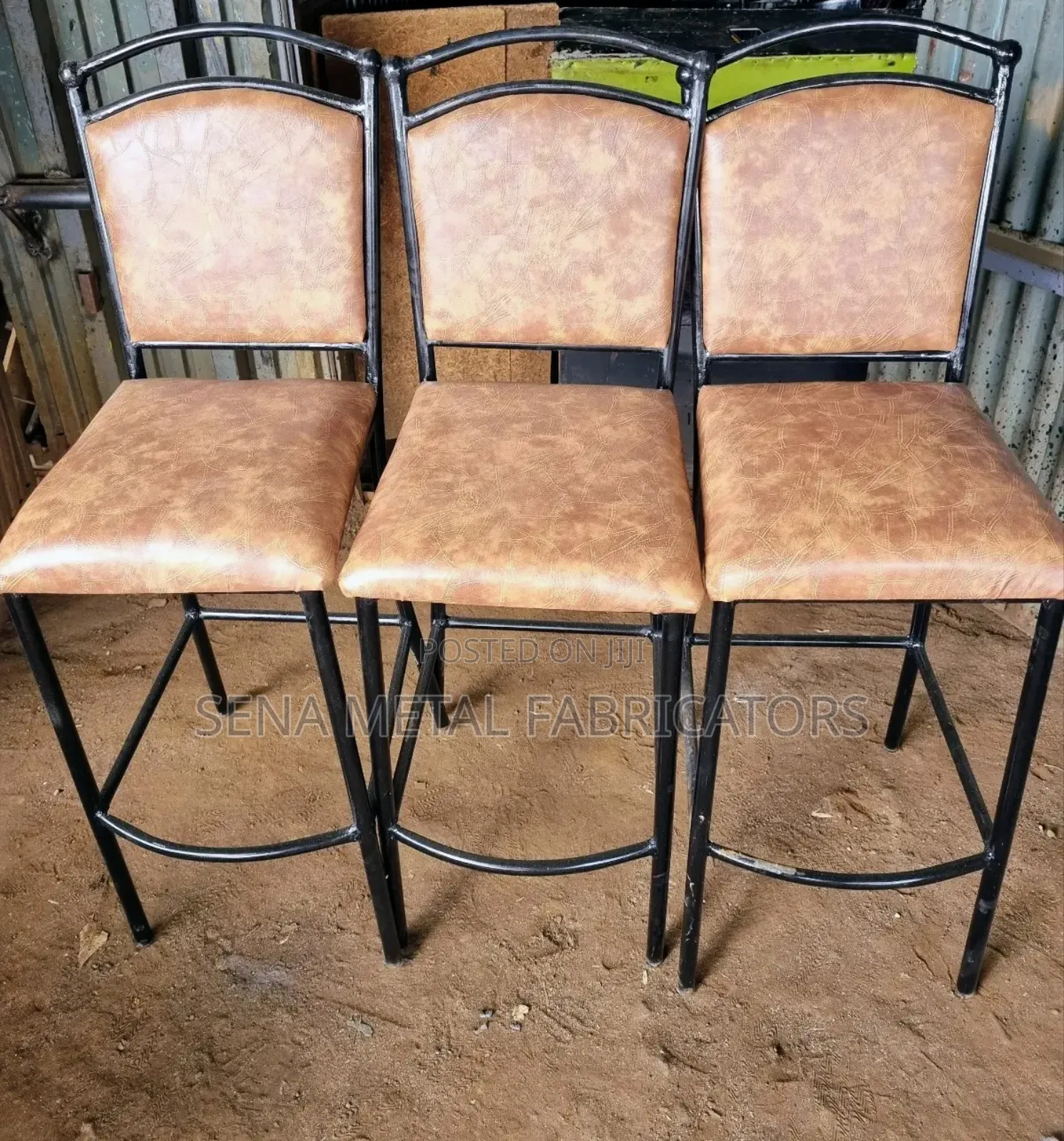 Beige Bar High Stools or Counter High Stools