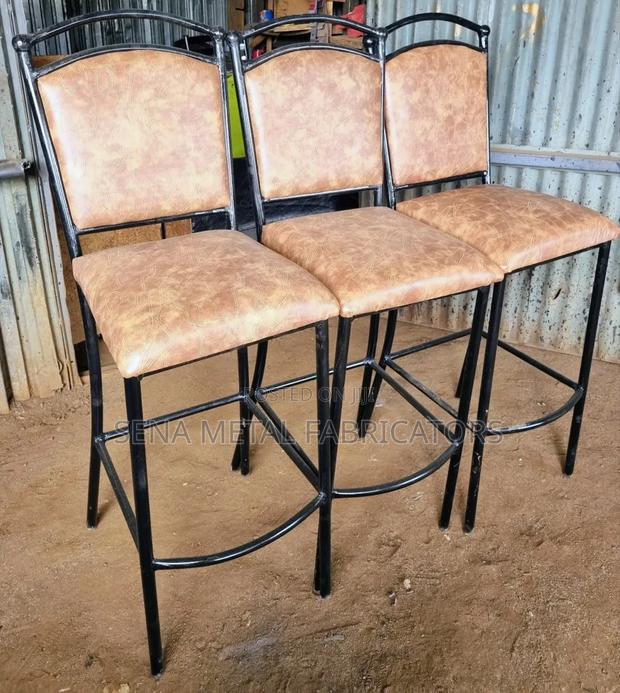 Beige Bar High Stools or Counter High Stools - thumbnail 2