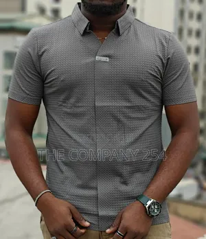 Quality Casual Plain Kapedo Streaching Collar Shirt Available