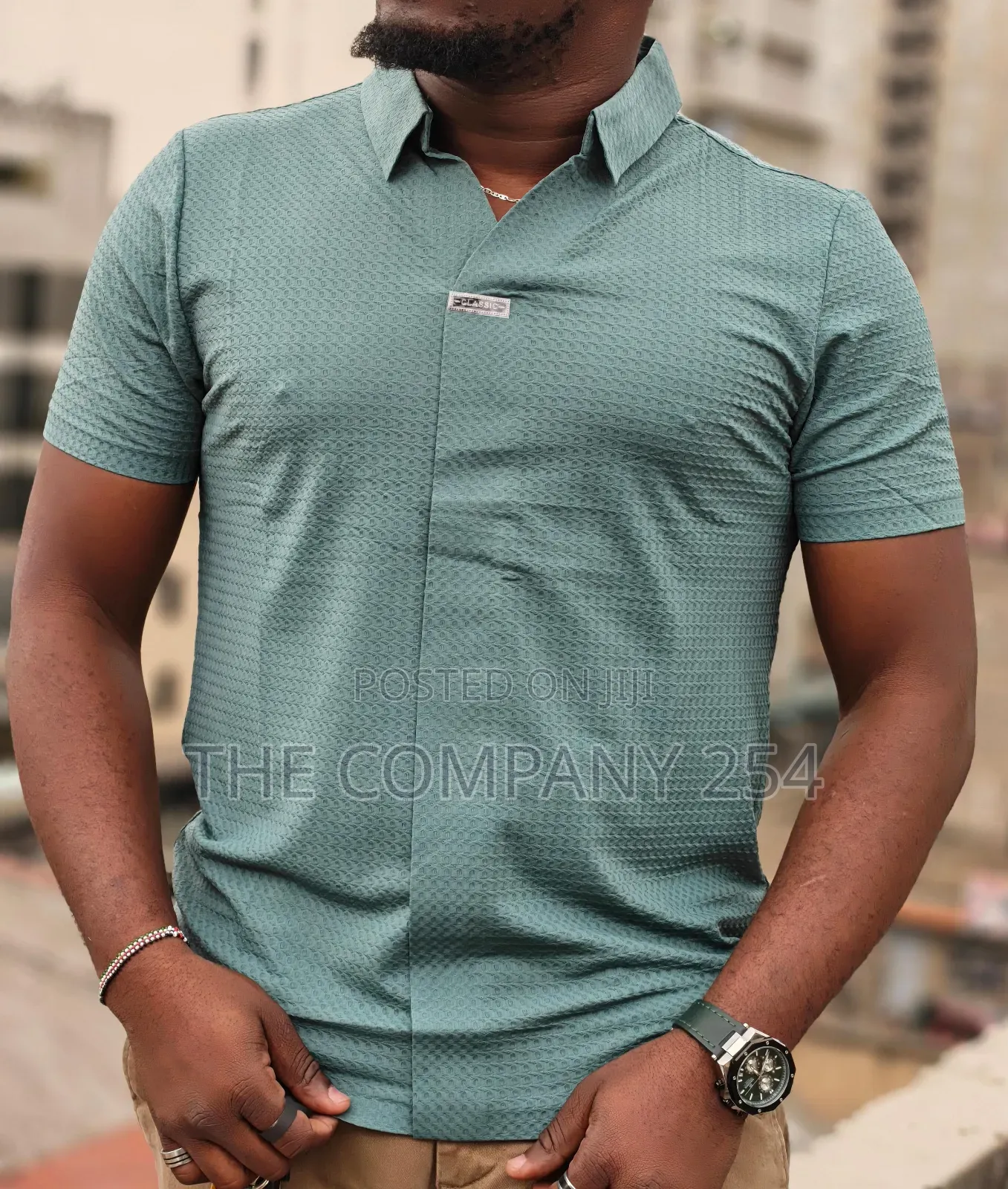 Quality Casual Plain Kapedo Streaching Collar Shirt Available