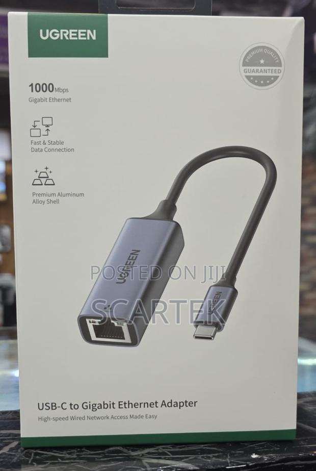 Ugreen Usb-c To Gigabit Ethernet Adapter 1000mbps - thumbnail 2