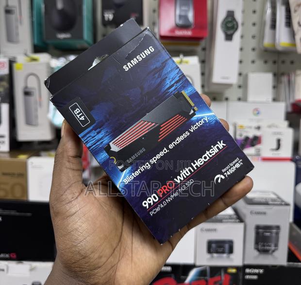 Samsung 4tb 990 Pro Pcie 4.0 X4 M.2 Internal SSD With Heatsink
