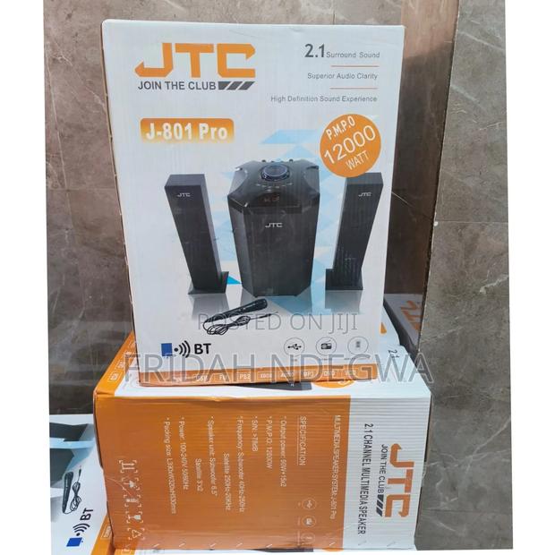 JTC Mtungi 2.1ch Hometheatre-Bt/Fm/Usb-12,000w-System