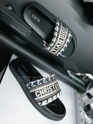 *Christian Dior Sandals/Slidels*With  Rubber Sole.
