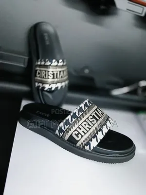 *Christian Dior Sandals/Slidels*With  Rubber Sole.
