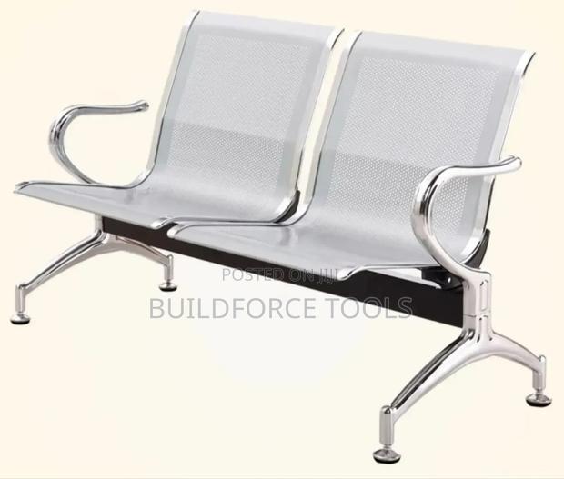 Heavy Duty Unpadded Linked Chair