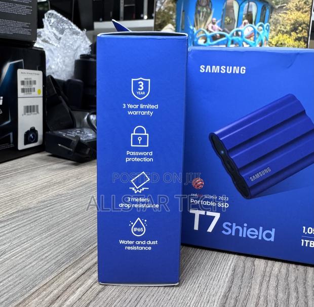 Samsung 1tb T7 Shield Portable Ssd (Blue) - thumbnail 2