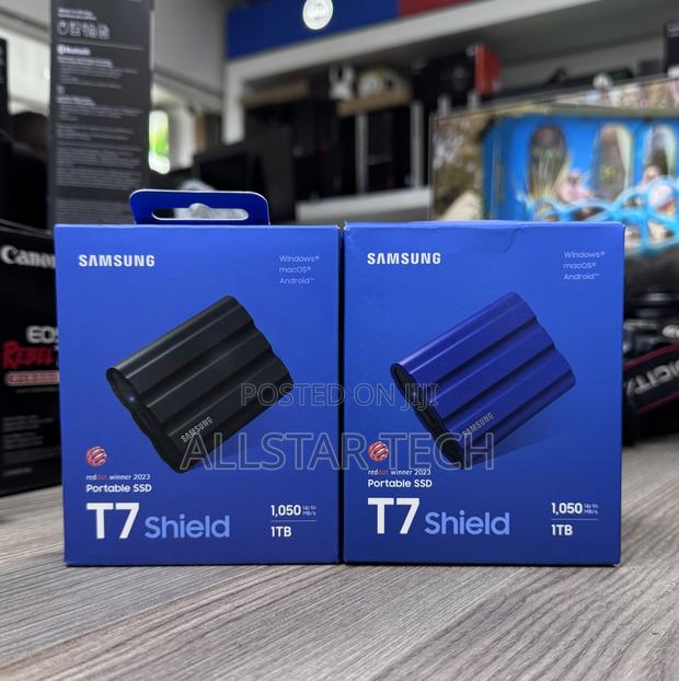 Samsung 1tb T7 Shield Portable Ssd (Blue)