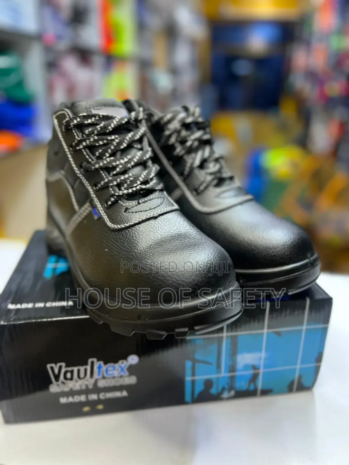 Smooth Surface Dm Safety Shoes