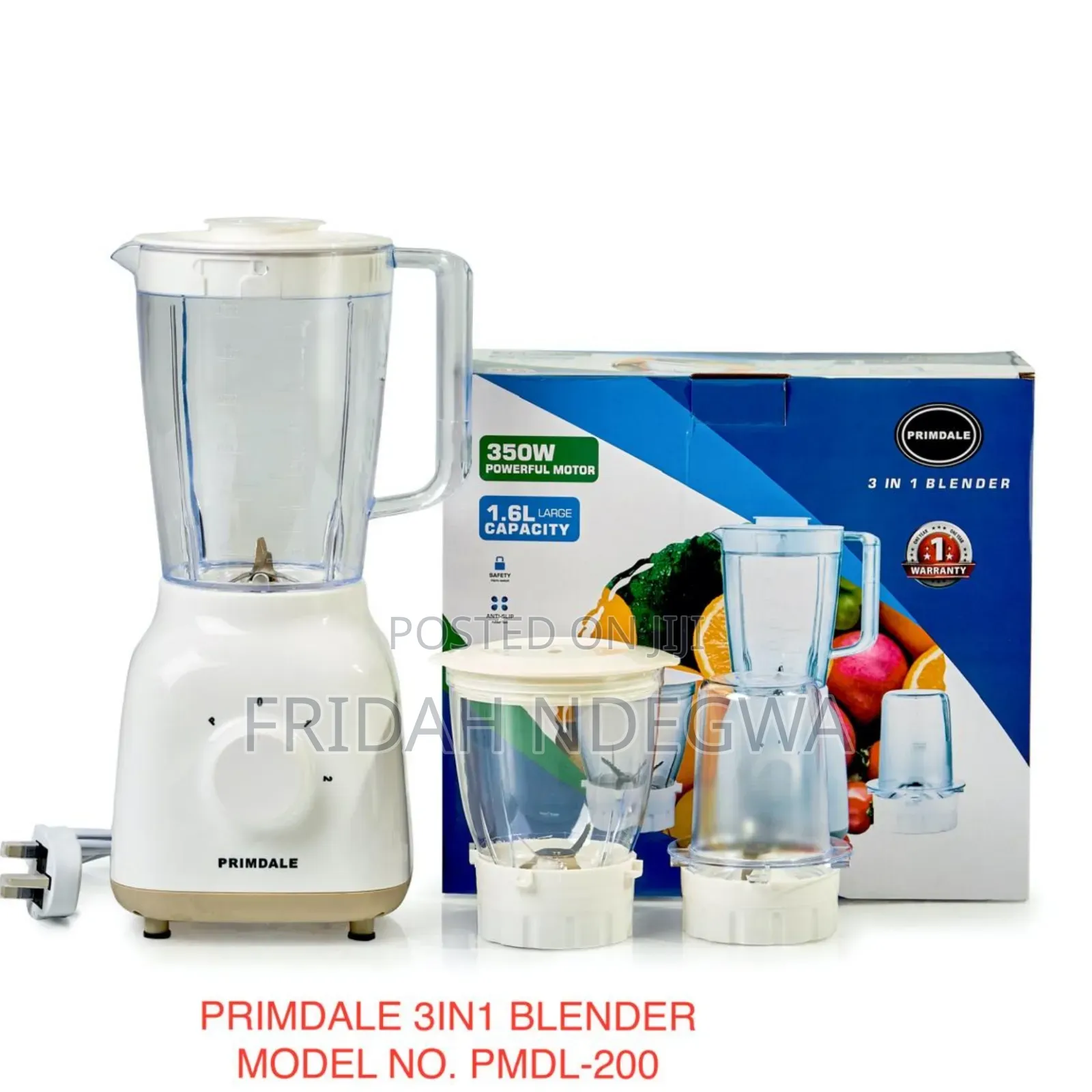 Primdale 3 in 1 Food Processor Blender