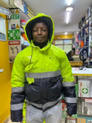 Branded Water Repellent Jackets With Reflectors Strips - main view