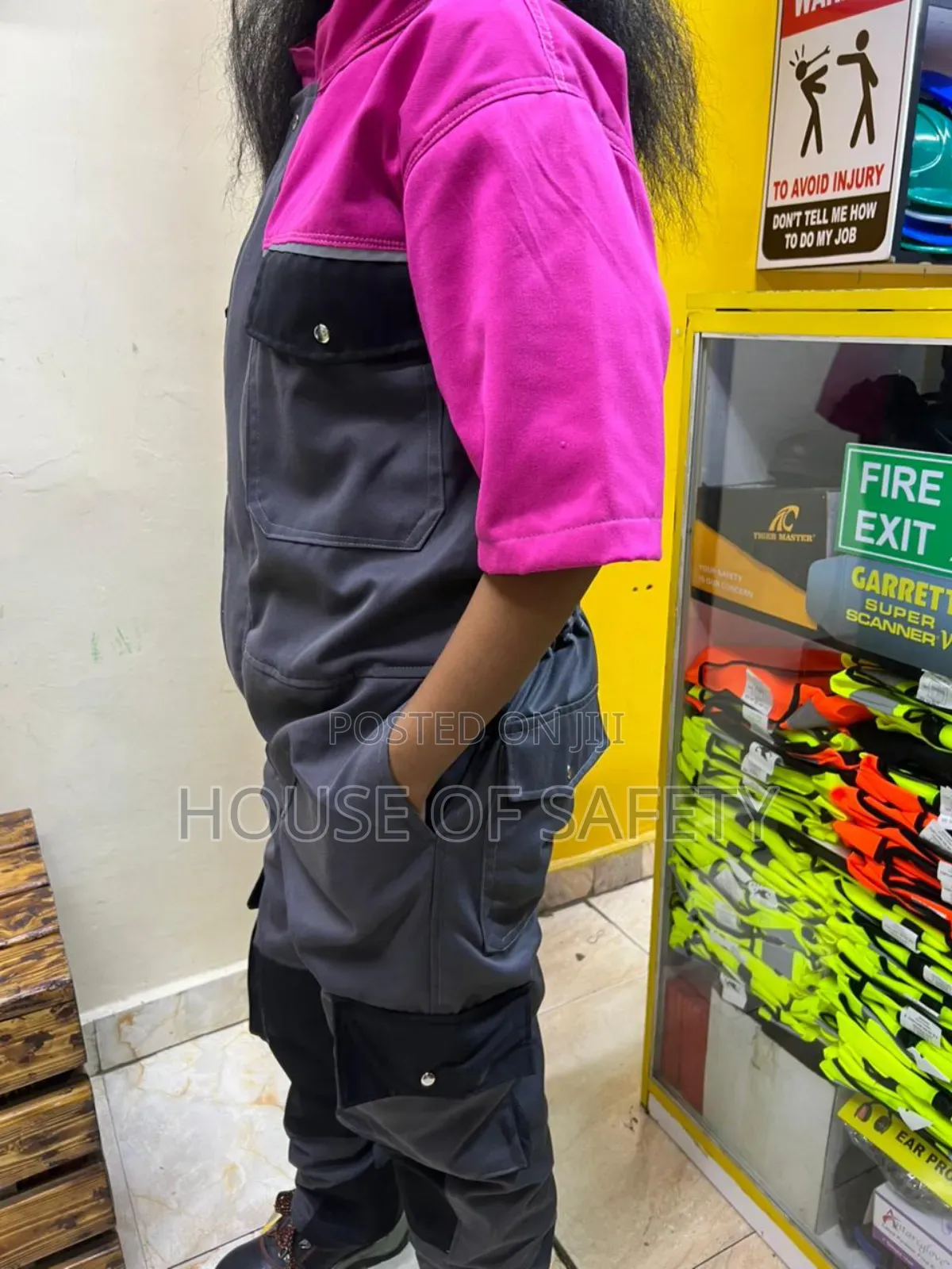 Safety Overall For Ladies In Pink Colour