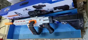 Nerf Gun,Kids Sniper Toy Gun,Long Range With Binoculars