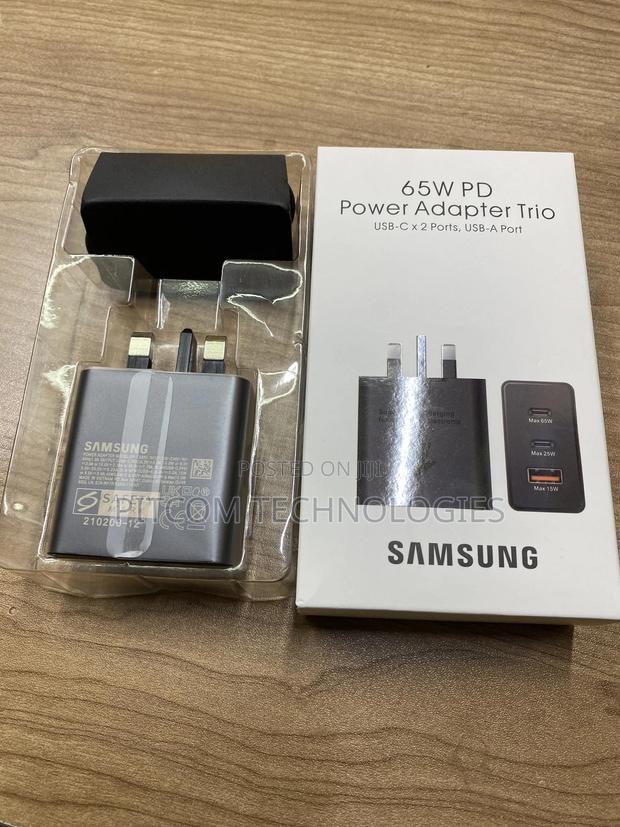 Original Samsung 65w Pd Power Adapter Trio Charger