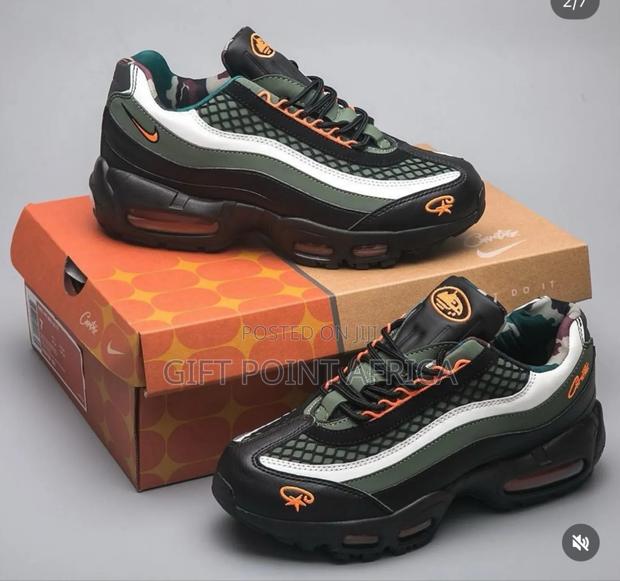 Nike Airmax 95 Green Orange Sneakers - main view