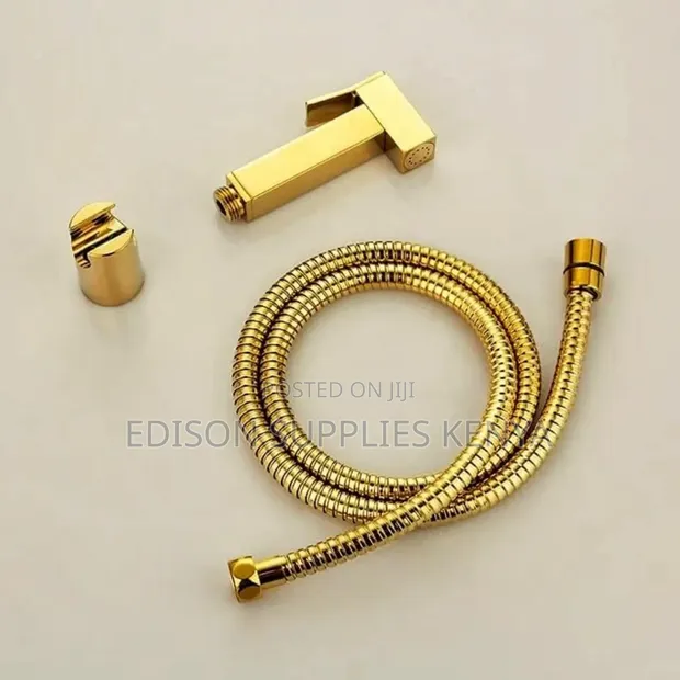 Gold Arabic Shower Premium Metal Shattaf Bathroom Toilet Bidet