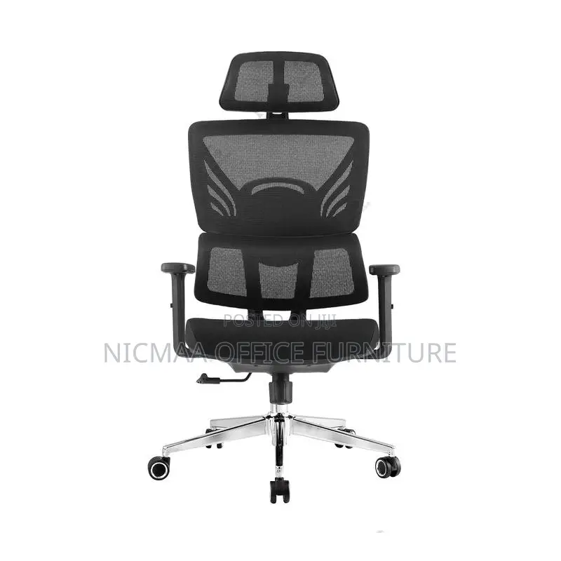 Office Seat: High-Back Mesh Ergonomic Office Chair