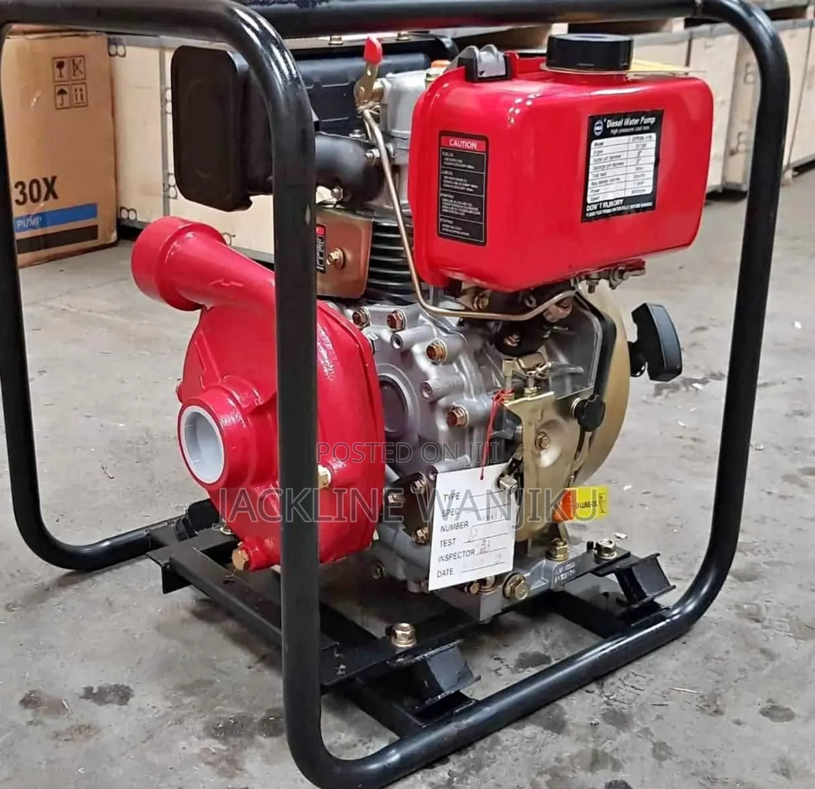 Diesel Generator Water Pump 178f, 7.0hp 2"