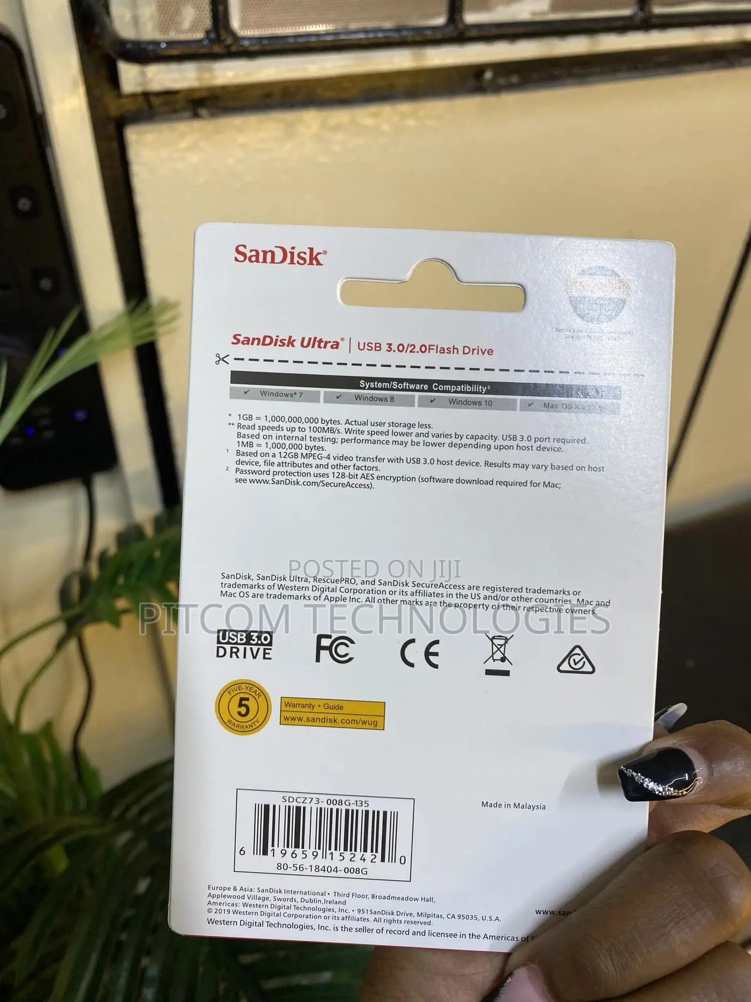 8gb Sandisk Ultra Flair Flash Disk