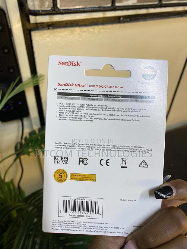 8gb Sandisk Ultra Flair Flash Disk - thumbnail 2