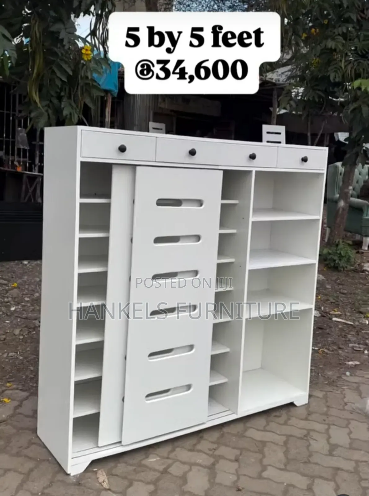 5 by 5" Shoe Rack