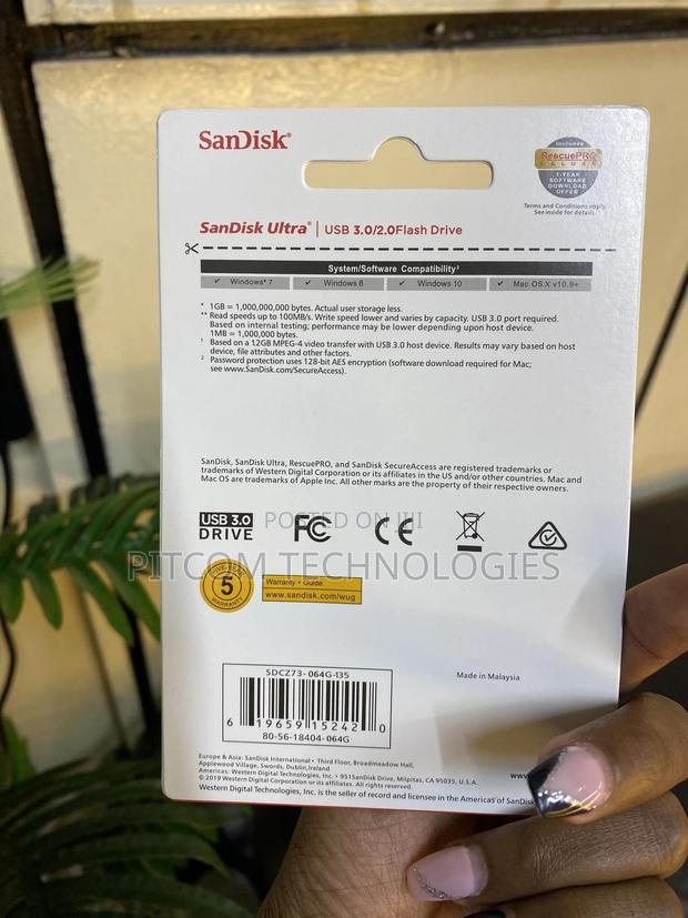 Sandisk 64gb Flash Disk - thumbnail 2