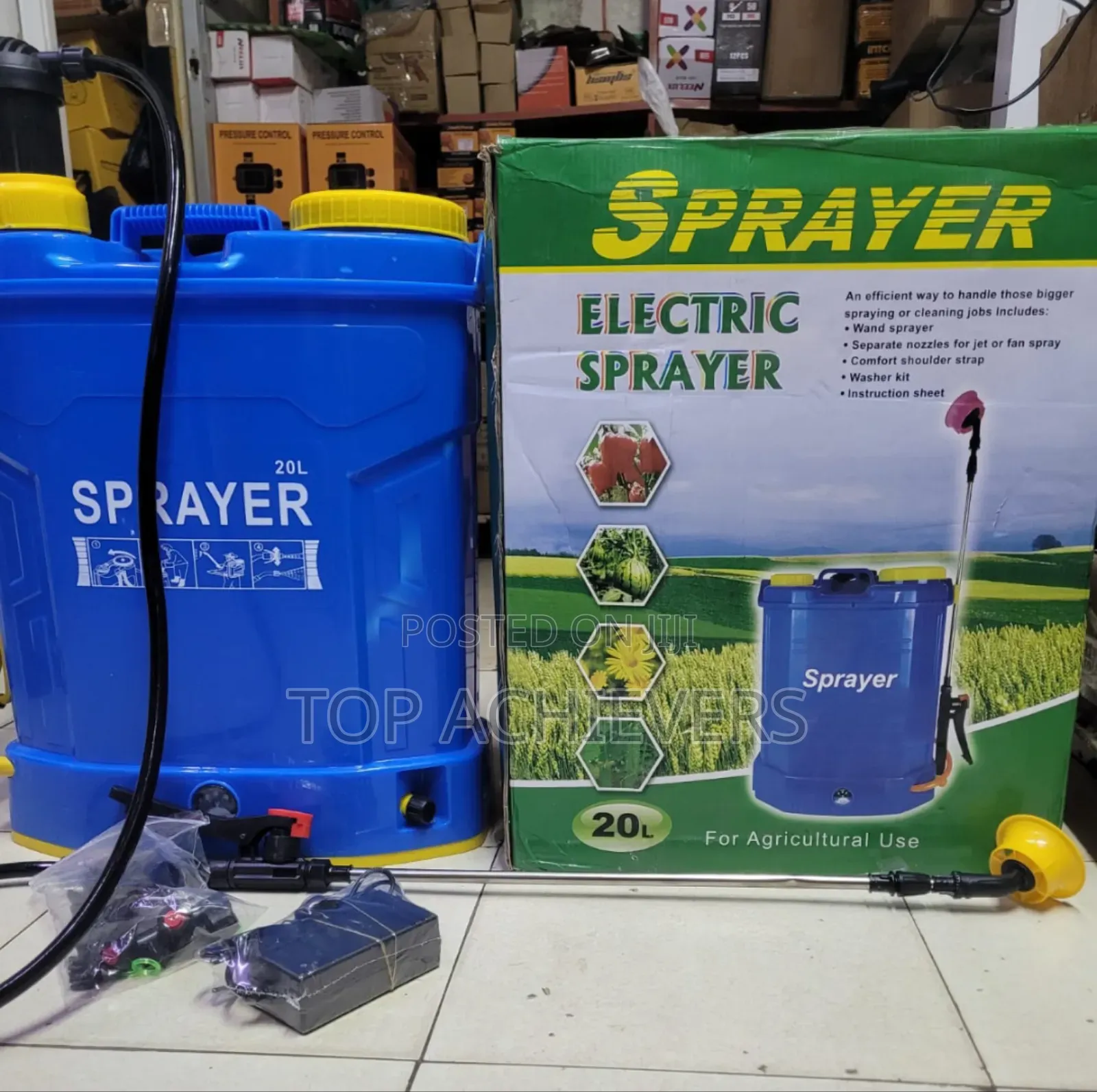 2 In 1 Electric/Manual Knapsack Sprayer 20ltrs