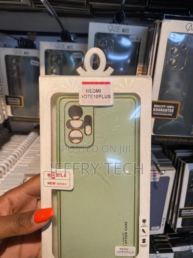 Prestiyu Xiaomi Redmi Note 10 Plus Leather Plated Back Case - main view