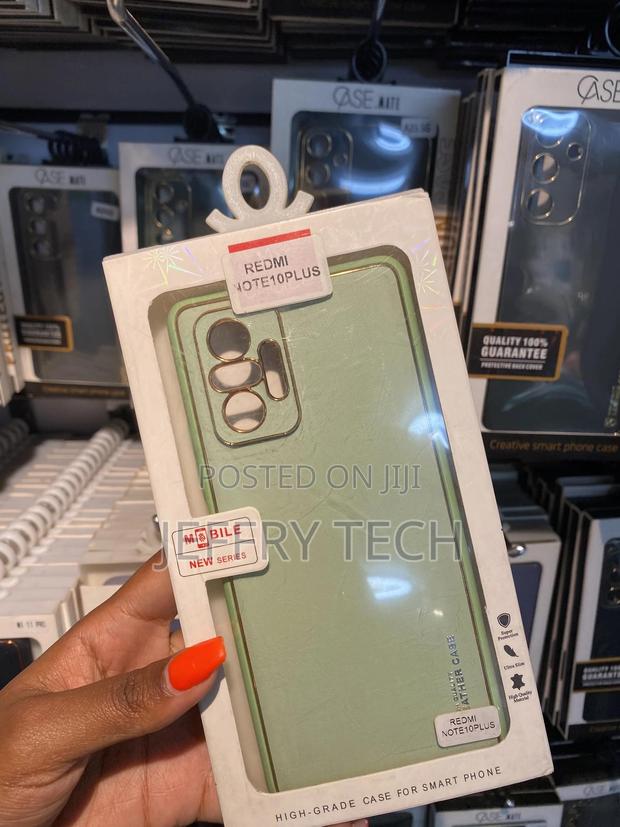 Prestiyu Xiaomi Redmi Note 10 Plus Leather Plated Back Case - thumbnail 3