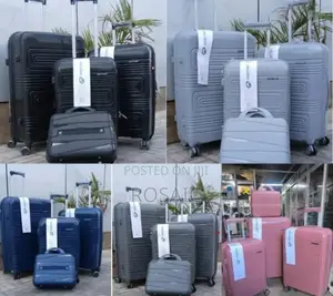 Fashion 4 in 1 Unbreakble Laxurious Rubber Suitcase Travel Bag