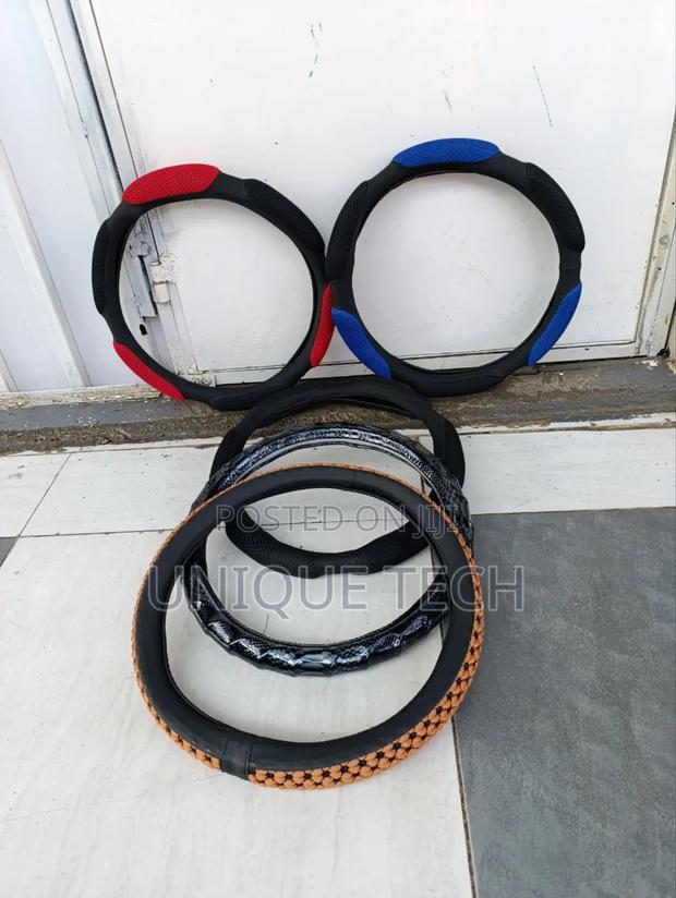 Car Steering Wheel Cover Non-Slip Durable Universal Fit - main view