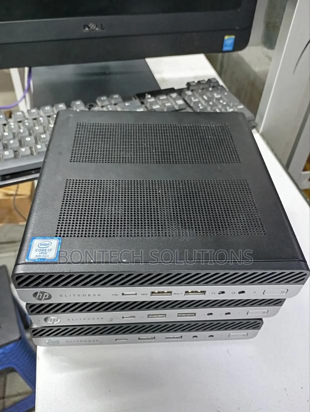 Desktop Computer HP EliteDesk 800 G3 8GB Intel Core I7 SSD 256GB - thumbnail 3