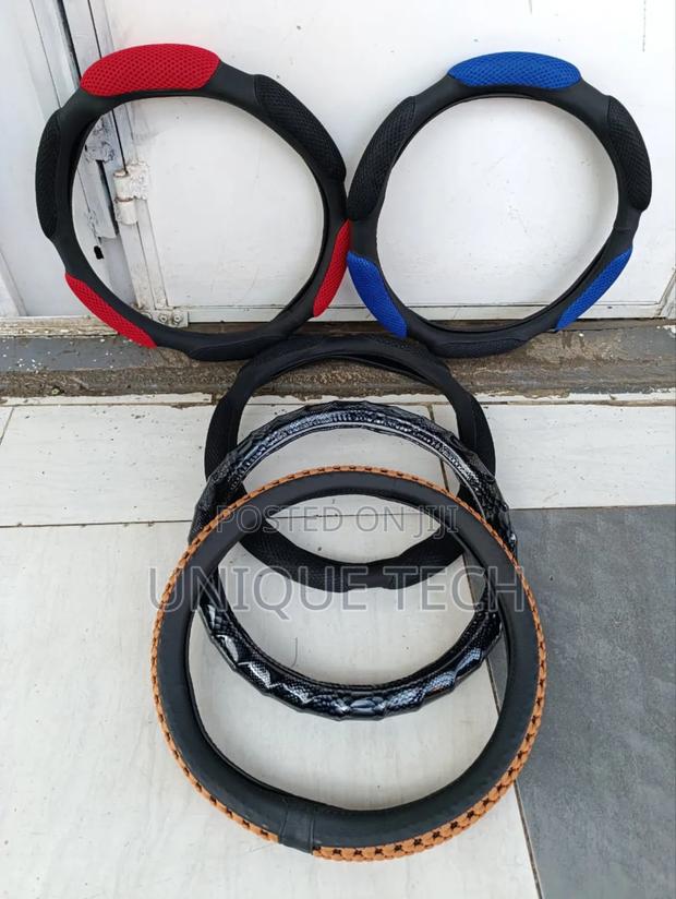 Car Steering Wheel Cover Elegant Sporty Universal Interior Upgrade - main view