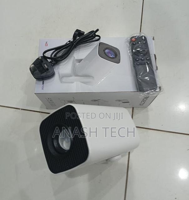 1080p Bluetooth Android Hy320 Pro Portable White Projector - main view