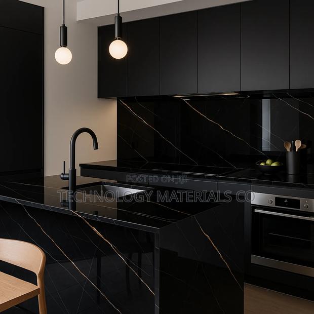 Sahara Noir Sintered Stone 3.2m By 1.6m - main view